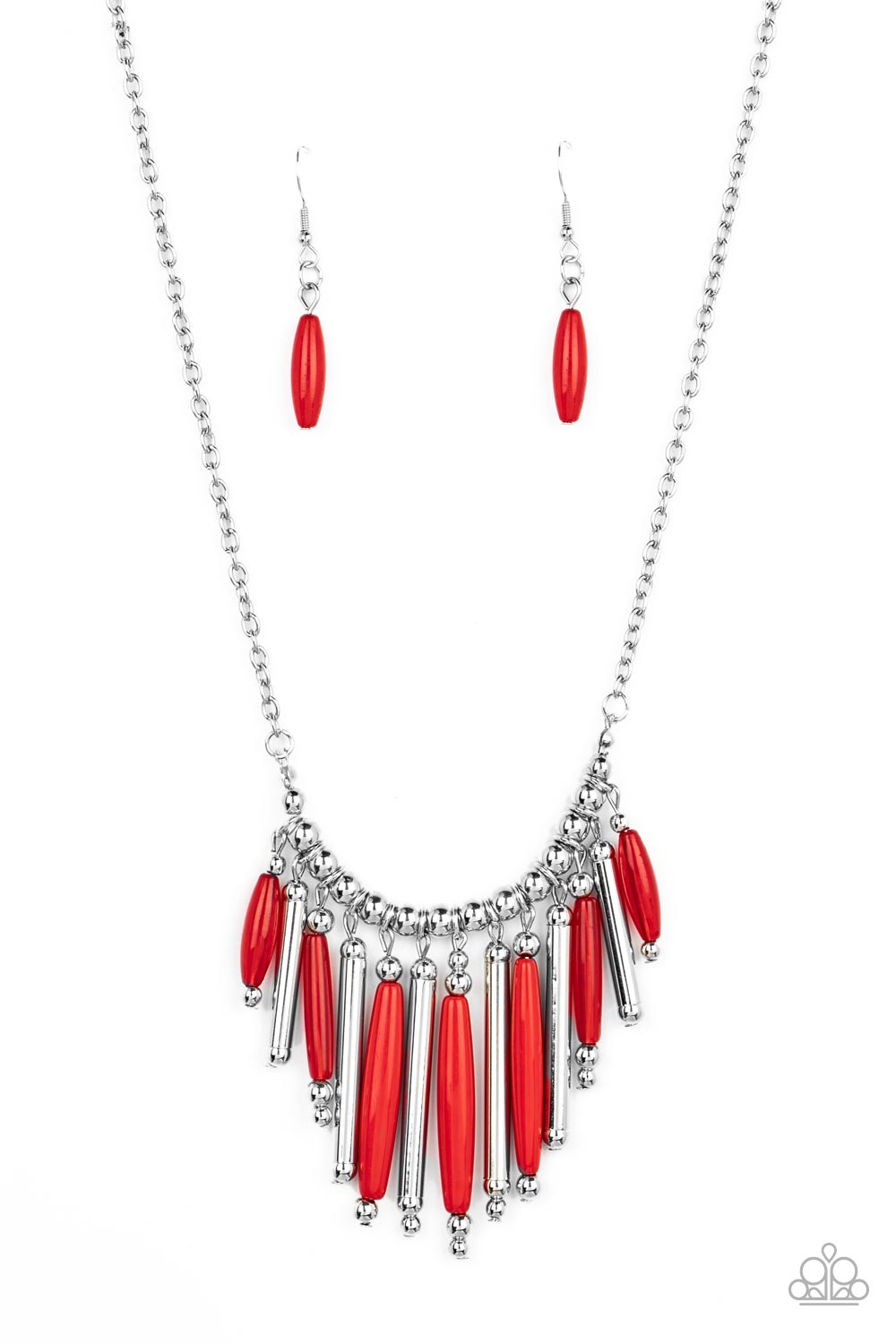 Paparazzi Necklaces - Bohemian Breeze - Red