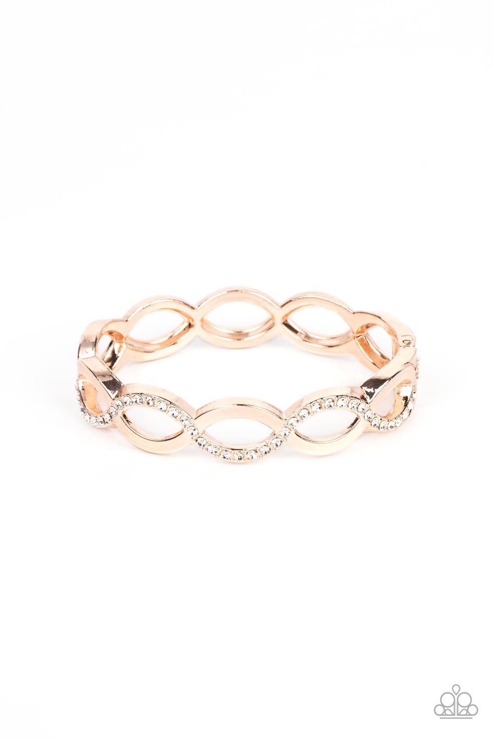 Paparazzi Bracelets - Tailored Twinkle - Rose Gold