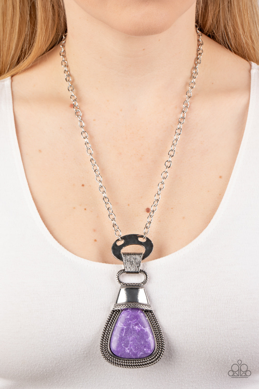 Paparazzi Necklaces - Rodeo Royale - Purple