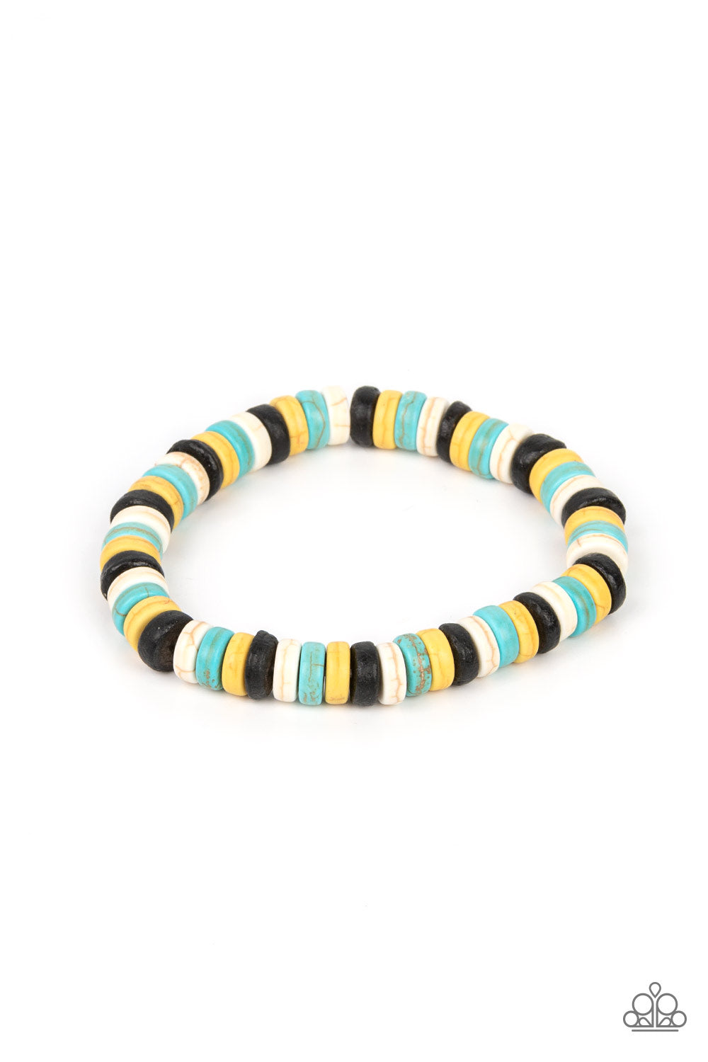 Paparazzi Urban Collection - Rural Rocker - Blue - Bracelet