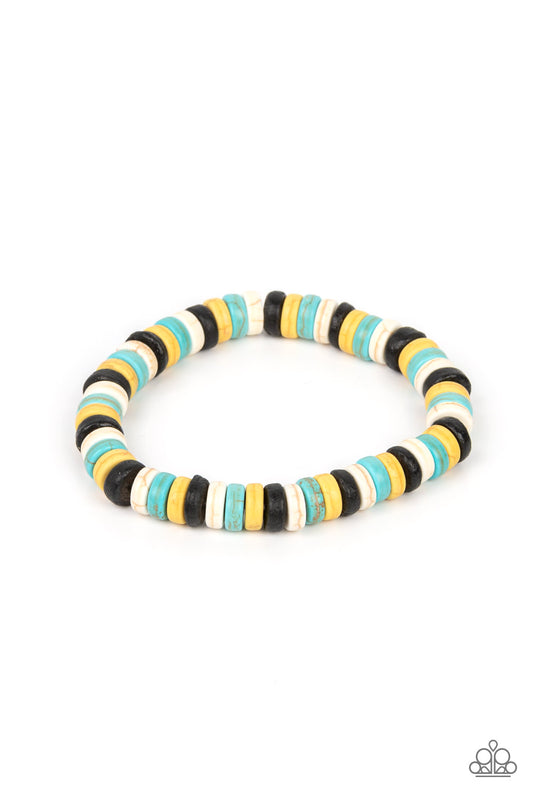 Paparazzi Urban Collection - Rural Rocker - Blue - Bracelet
