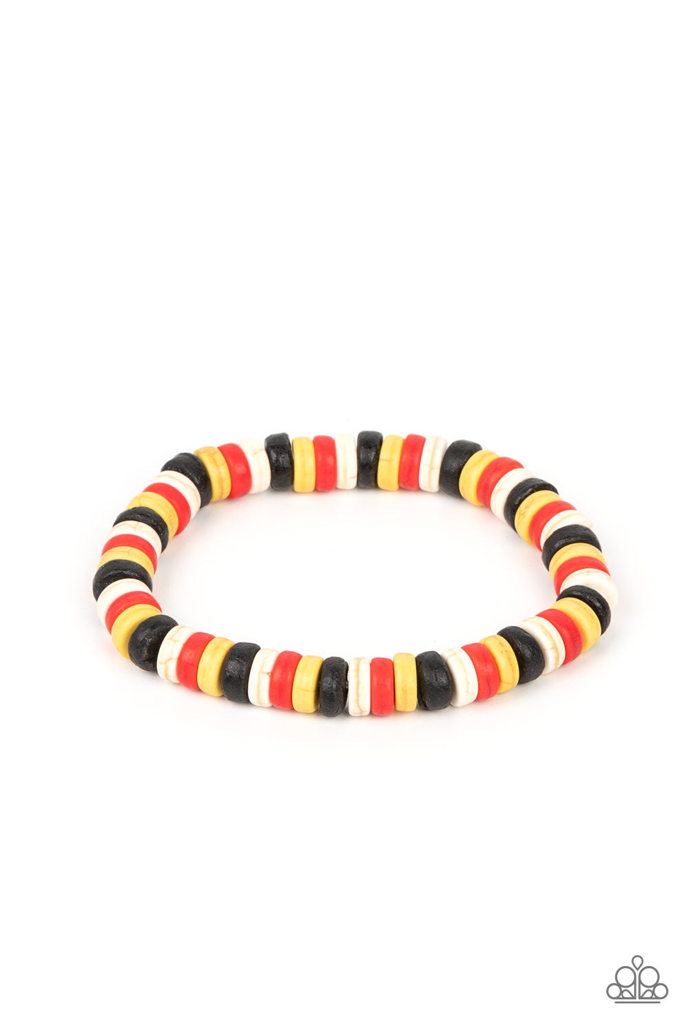 Paparazzi Bracelets - Rural Rocker - Red