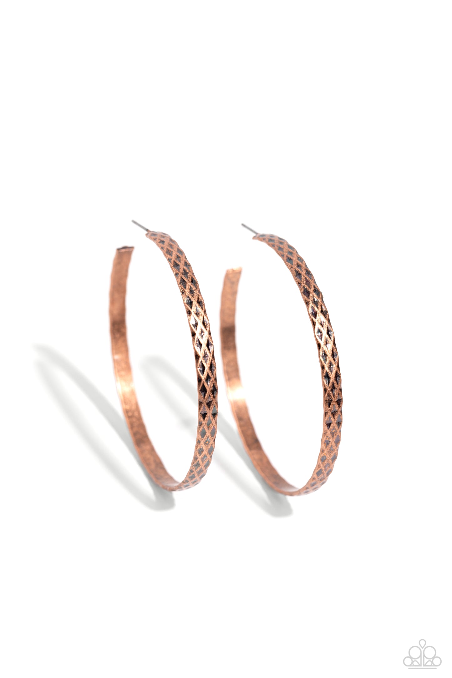 Paparazzi Earrings - HOOP-De-Do - Copper