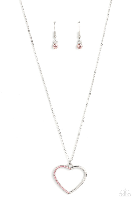 Paparazzi Necklaces - Love to Sparkle - Pink