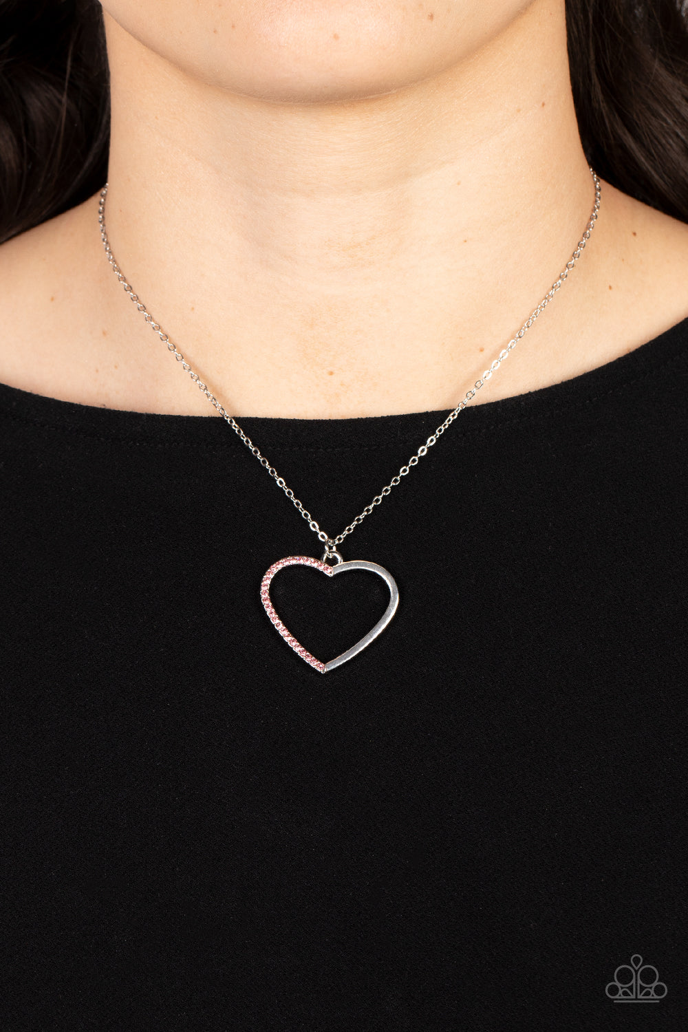 Paparazzi Necklaces - Love to Sparkle - Pink