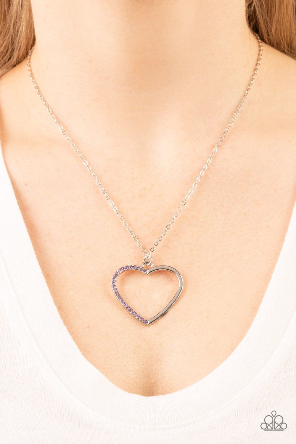 Paparazzi Necklaces - Love to Sparkle - Purple