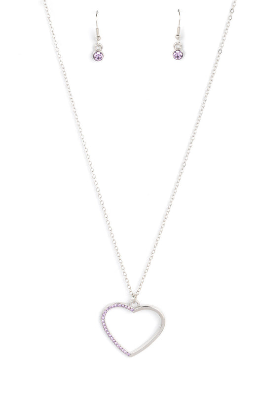 Paparazzi Necklaces - Love to Sparkle - Purple