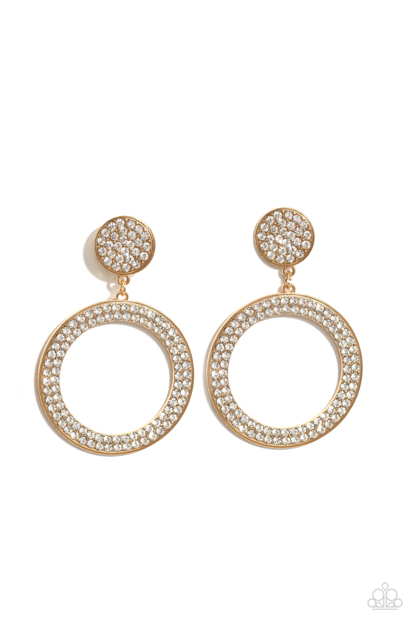 Paparazzi Earrings - GLOW You Away - Gold