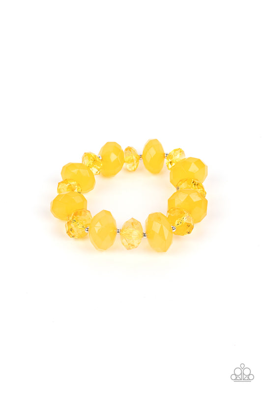Paparazzi Bracelets - Keep Glowing Forward - Yellow