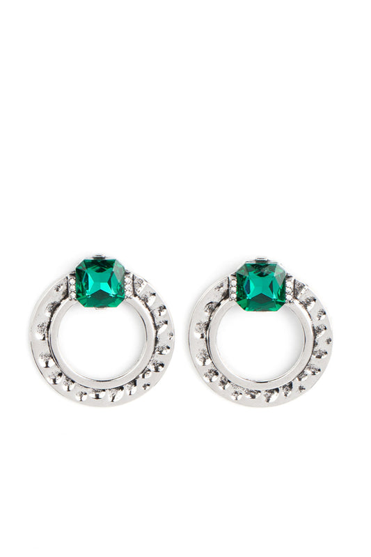 Paparazzi Earrings - Smoldering Scintillation - Green