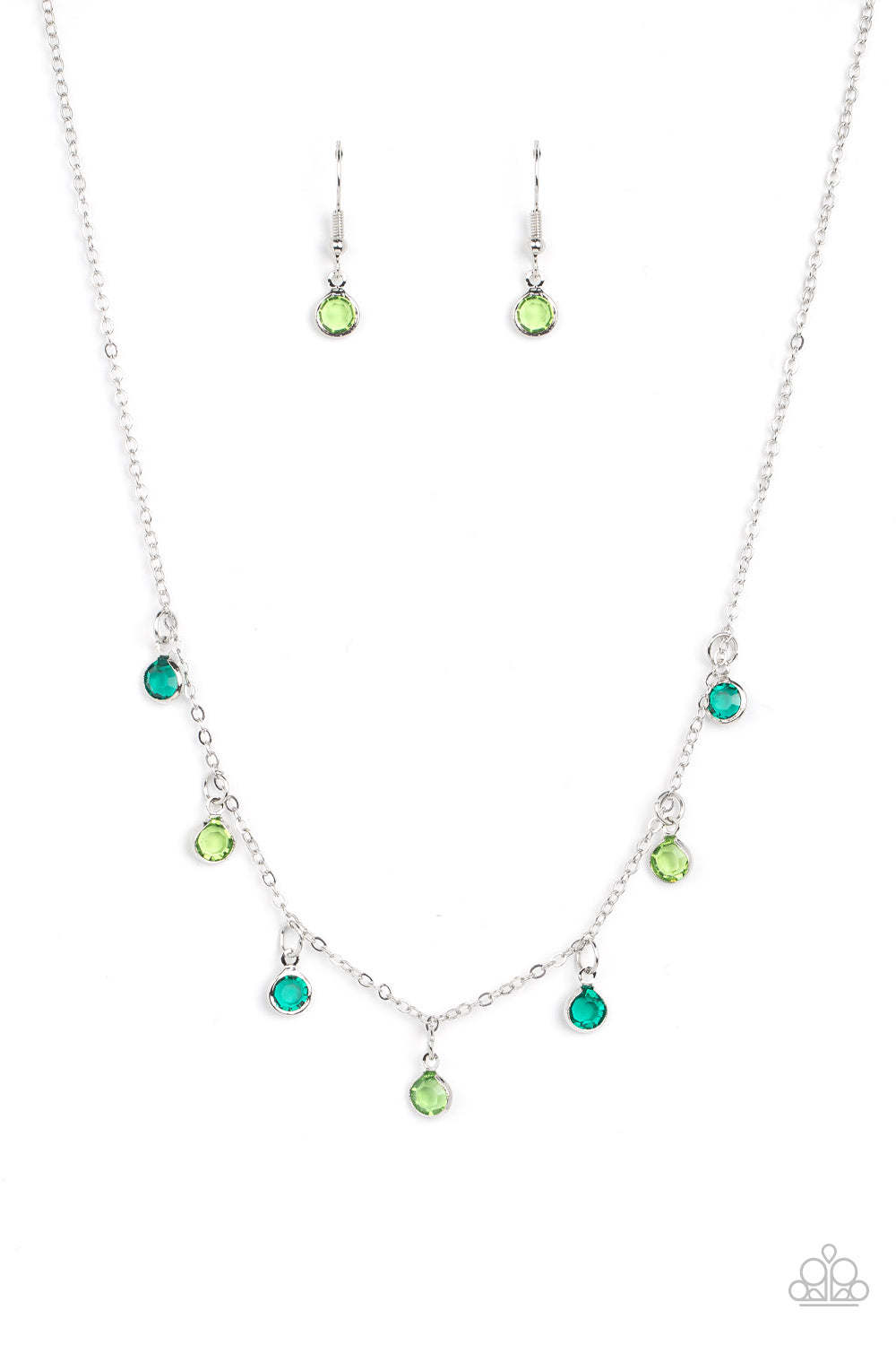 Paparazzi Necklaces - Carefree Charmer - Green