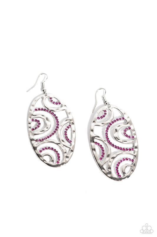 Paparazzi Earrings - Seize the DAZE - Pink