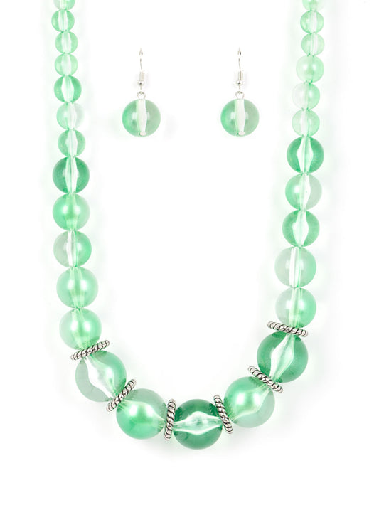 Paparazzi Necklaces - Marina Mirage - Green