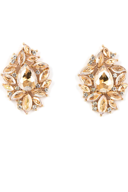 Paparazzi Earrings - We All Scream for Ice Queen - Gold