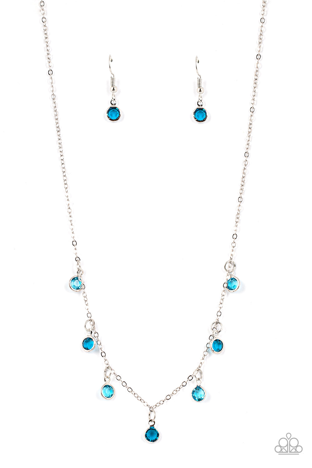 Paparazzi Necklaces - Carefree Charmer - Blue