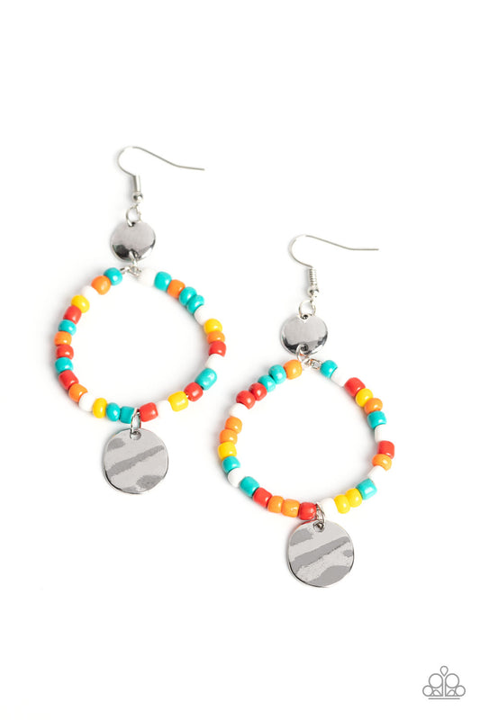 Paparazzi Earrings - Cayman Catch - Multi