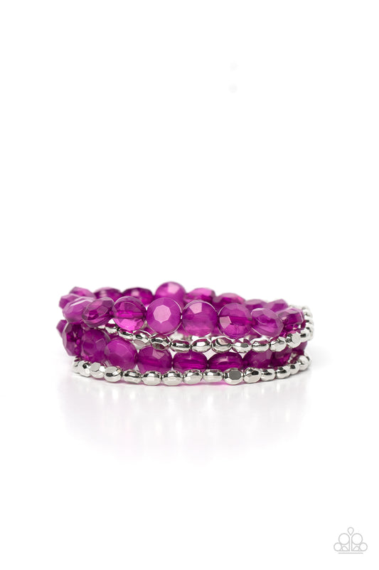 Paparazzi Bracelets - Seaside Siesta - Purple
