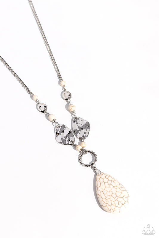 Paparaazzi Necklaces - Sagebrush Sanctuary - White