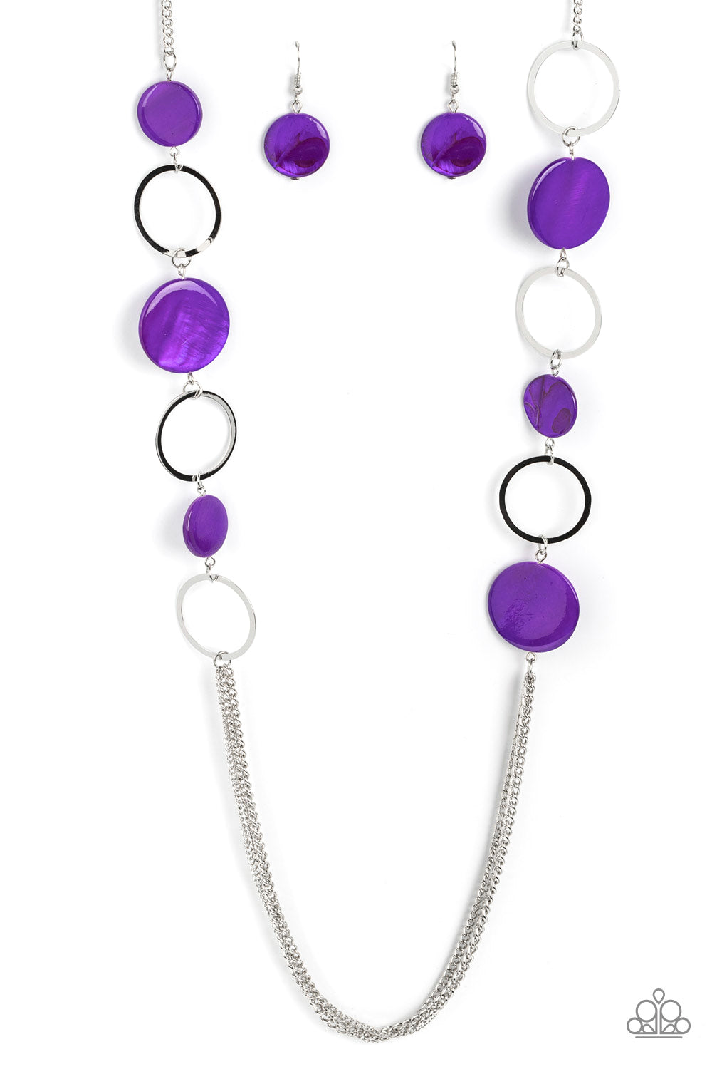 Paparazzi Necklaces - Beach Hub - Purple