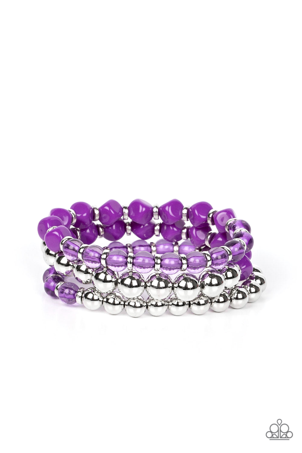 Paparazzi Bracelets - Summer Sabbatical - Purple