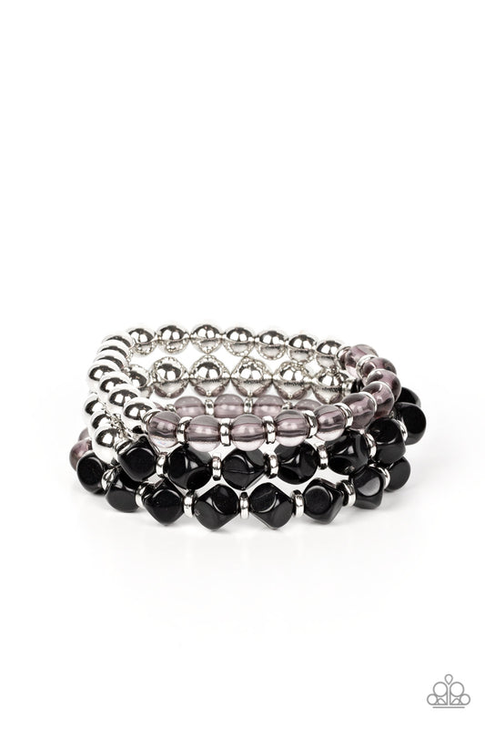 Paparazzi Bracelets - Summer Sabbatical - Black