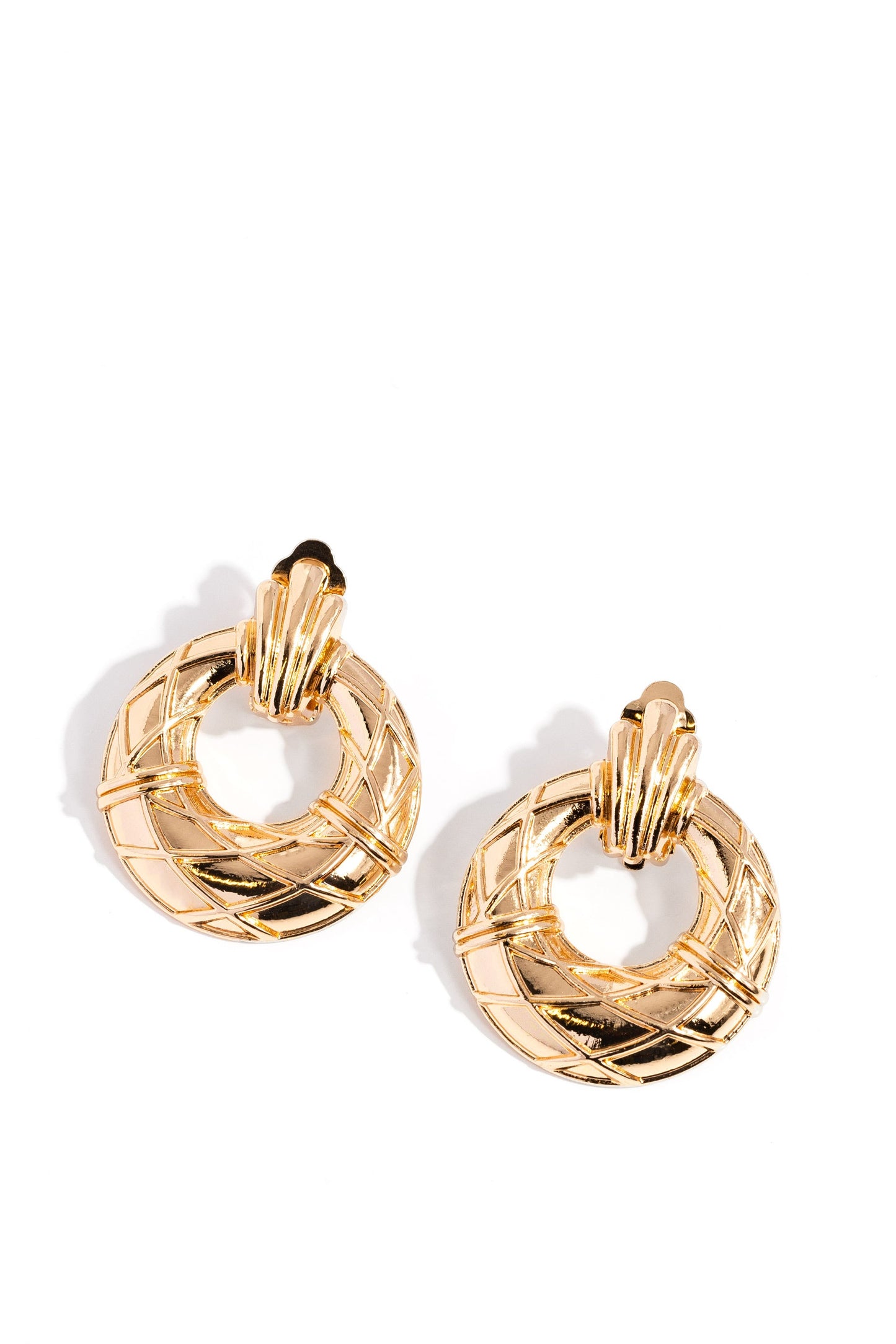 Paparazzi Earrings - Metro Voyage - Gold