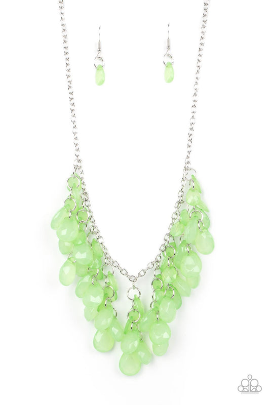 Paparazzi Necklaces - Crystal Cabaret - Green