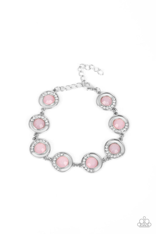 Paparazzi Bracelets - Twinkling Trajectory - Pink