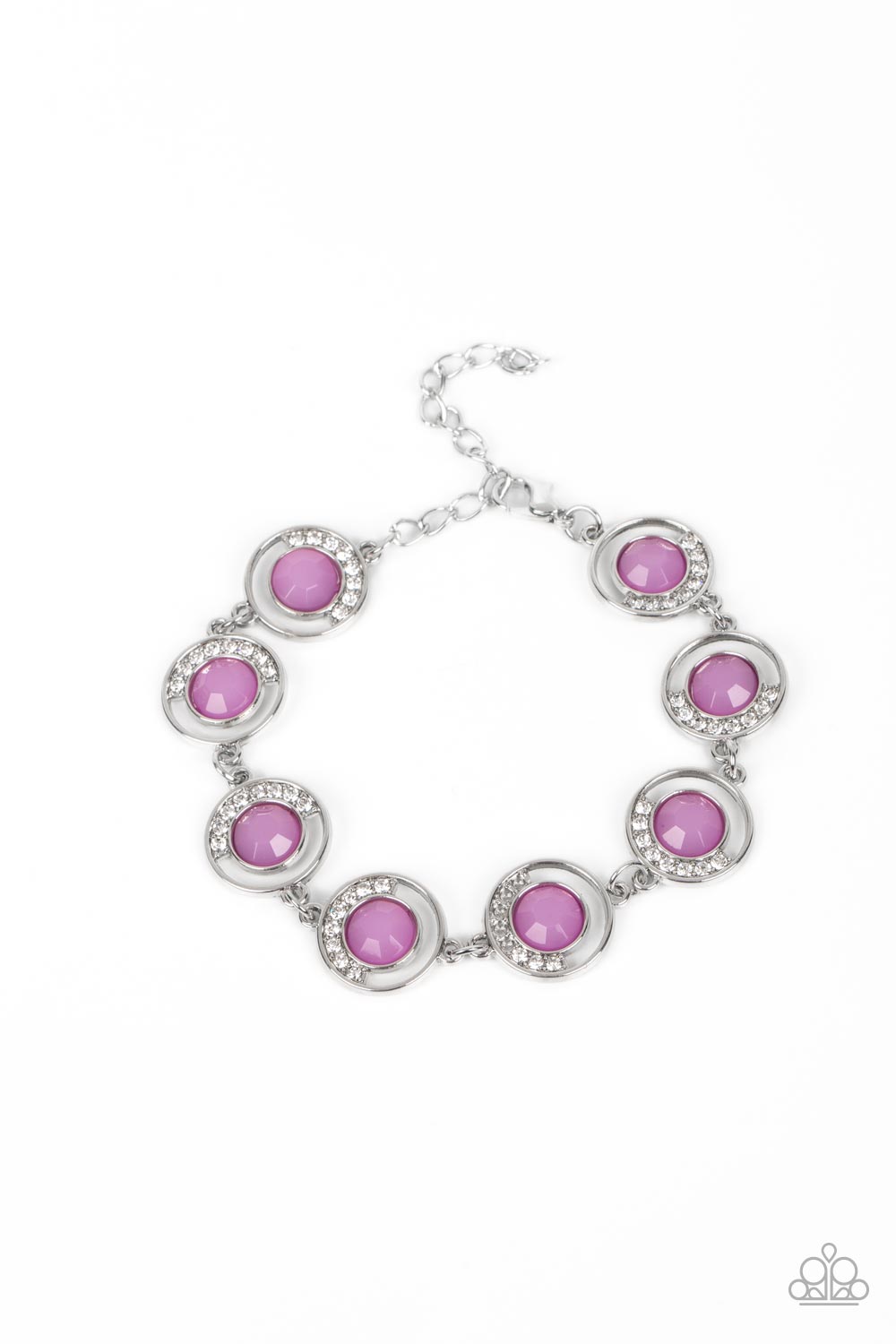 Paparazzi Bracelets - Twinkling Trajectory - Purple