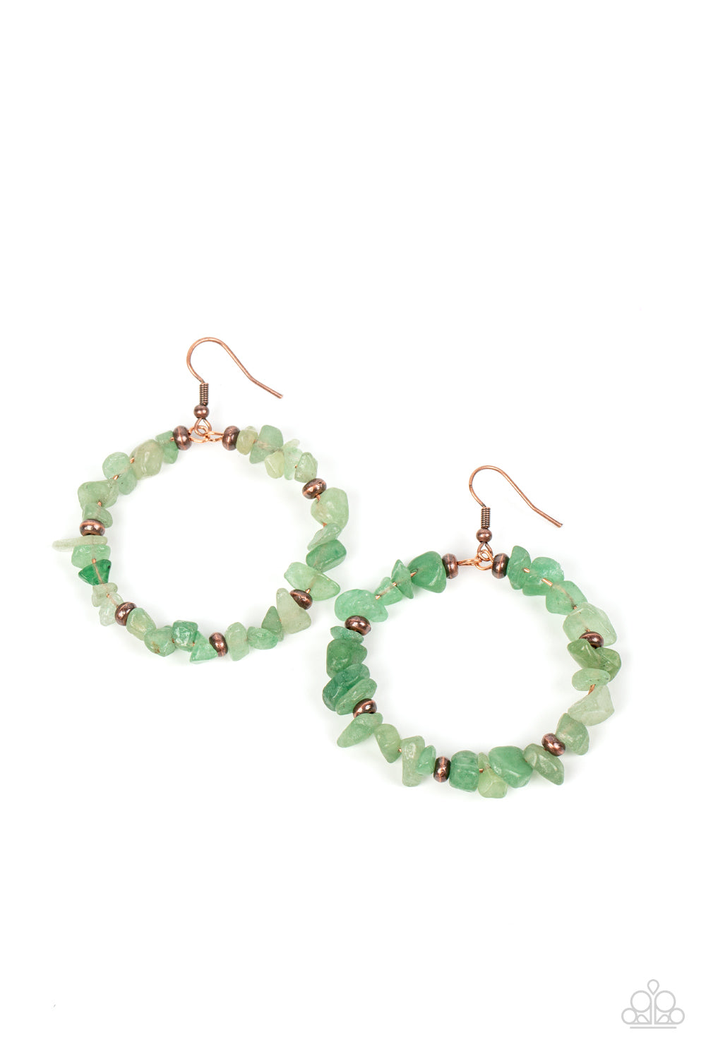 Paparazzi Earrings - Mineral Mantra - Green