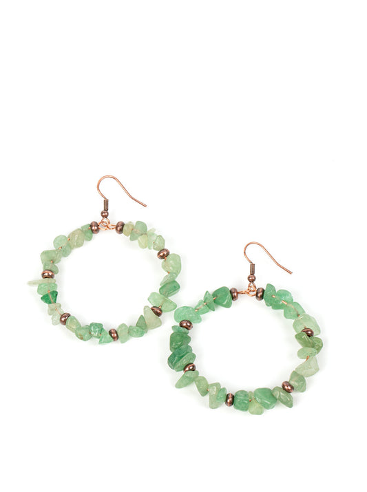 Paparazzi Earrings - Mineral Mantra - Green