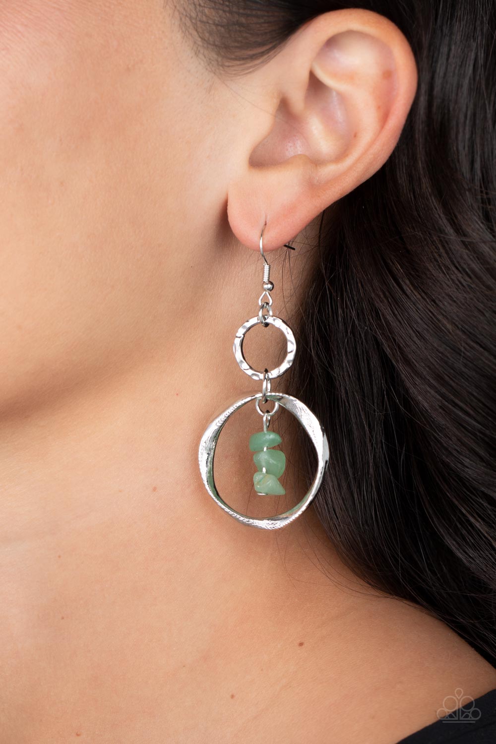 Paparazzi Earrings - Good-Natured Spirit - Green