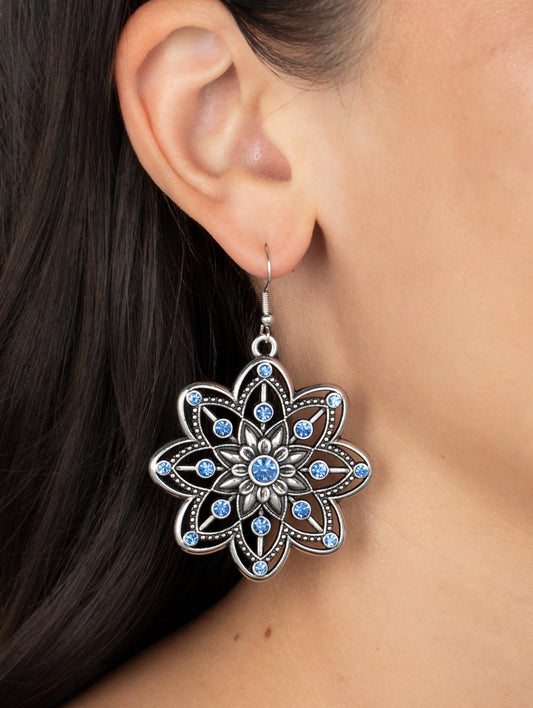 Paparazzi Earrings - Prismatic Perennial - Blue