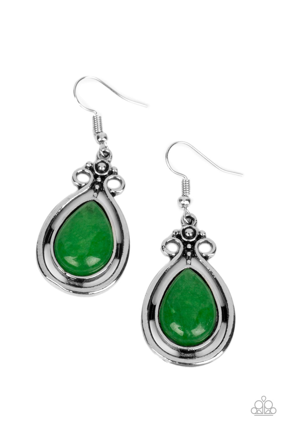 Paparazzi Earrings - Mountain Mantra - Green