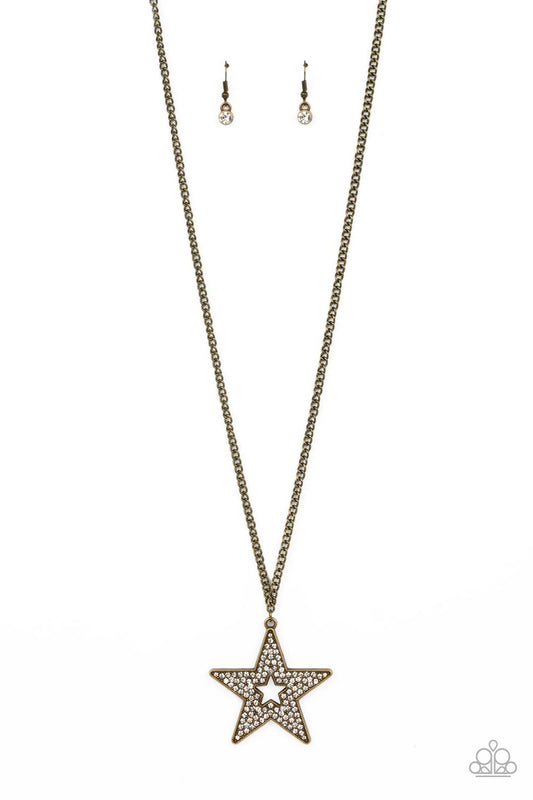 Paparazzi Necklaces - Superstar Stylist - Brass