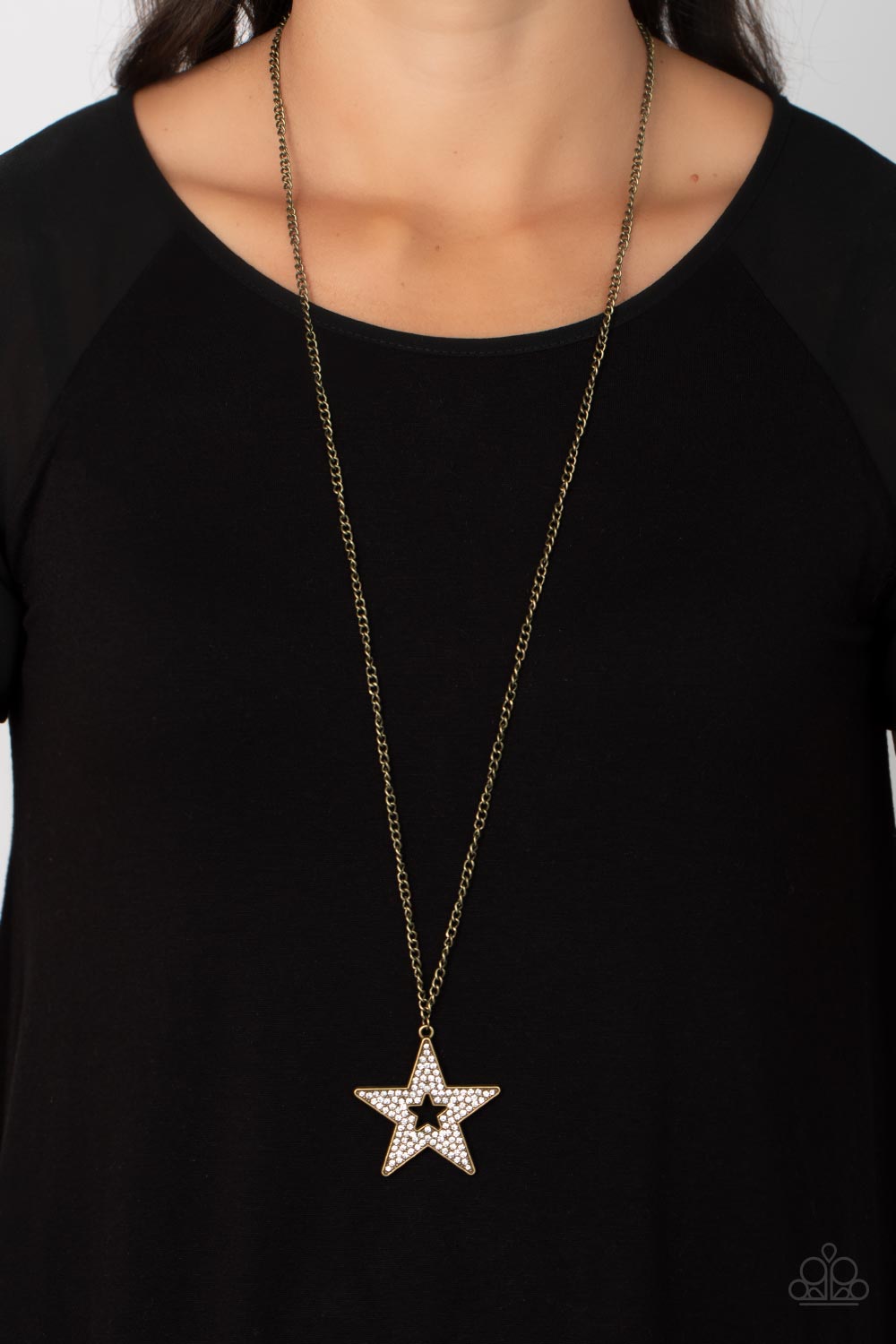 Paparazzi Necklaces - Superstar Stylist - Brass