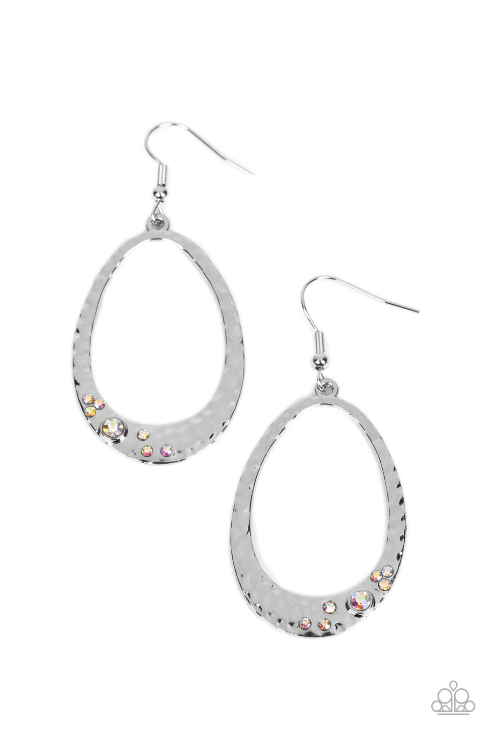Paparazzi Earrings - Seafoam Shimmer - Muti