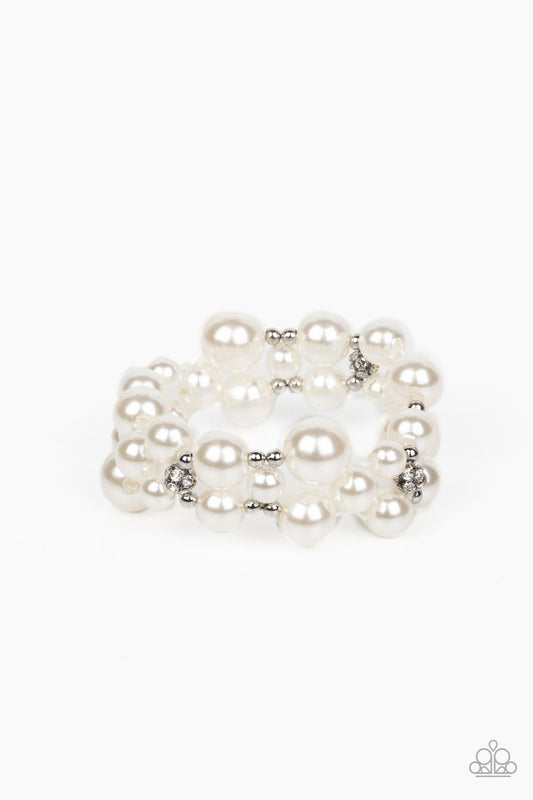 Paparazzi Bracelets - Her Serene Highness - White