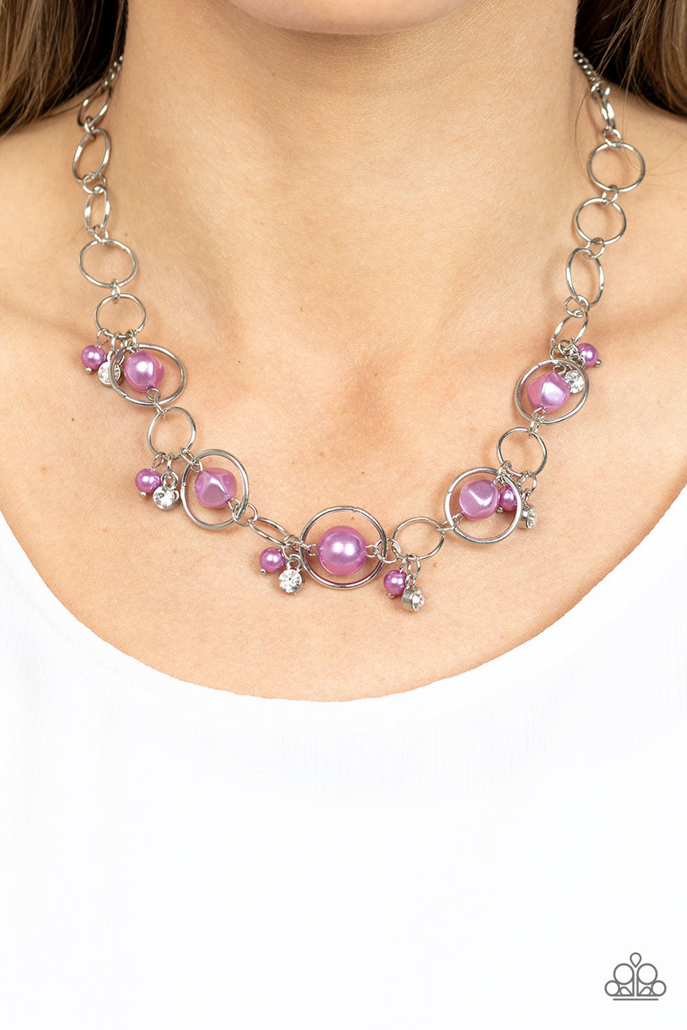 Paparazzi Lunar Lotus - Purple Necklace – diannesjewelryshop
