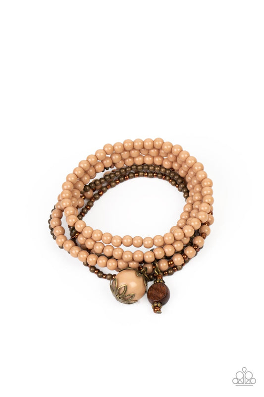 Paparazzi Bracelets - Epic Escapade - Brown