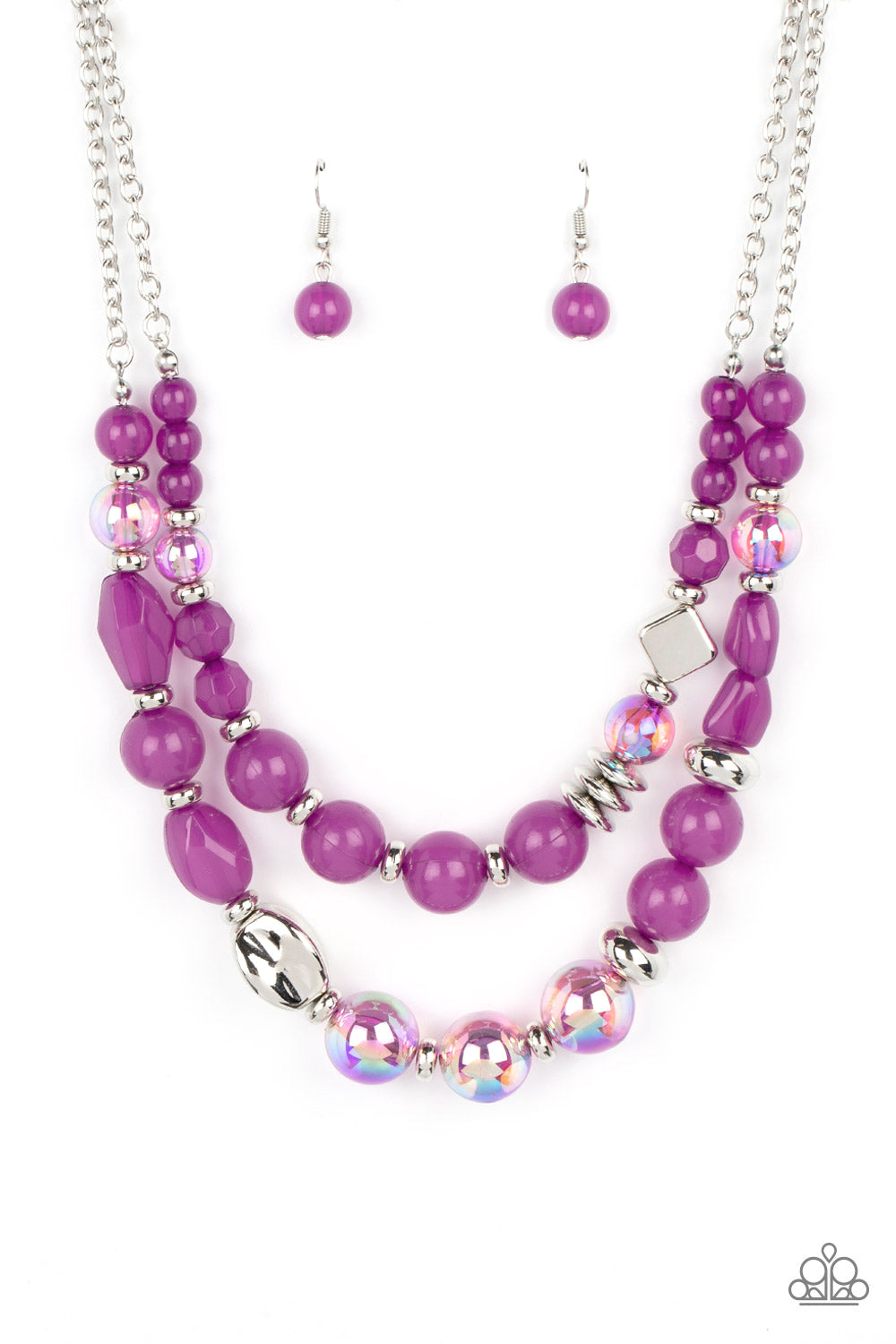 Paparazzi Necklaces - Mere Magic - Purple