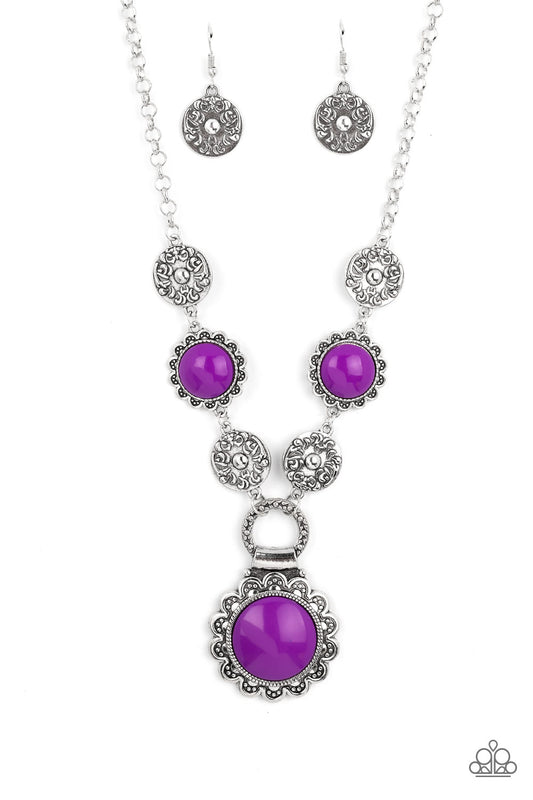 Paparazzi Necklaces - Poppy Persuasion - Purple