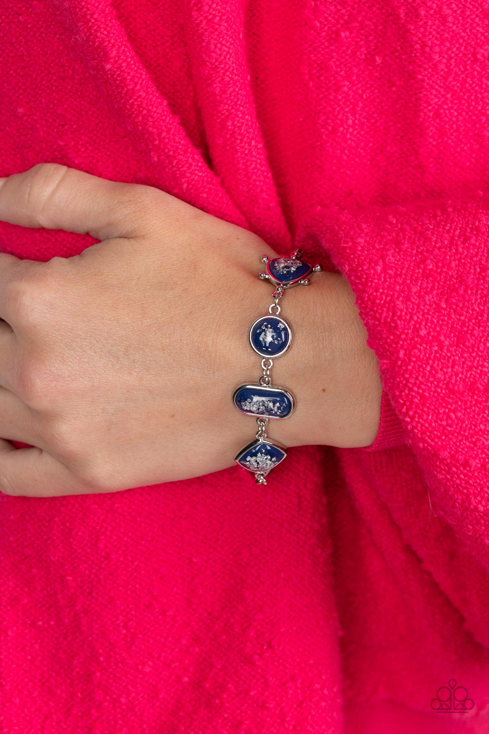 Paparazzi Bracelets - Speckled Shimmer - Blue