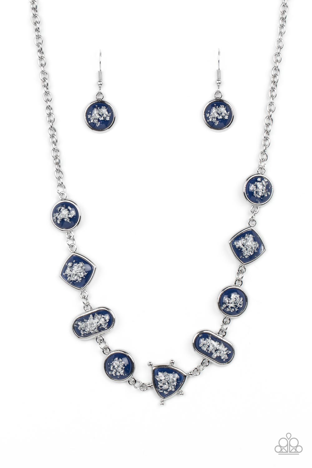 Paparazzi Necklaces - Fleek and Flecked - Blue