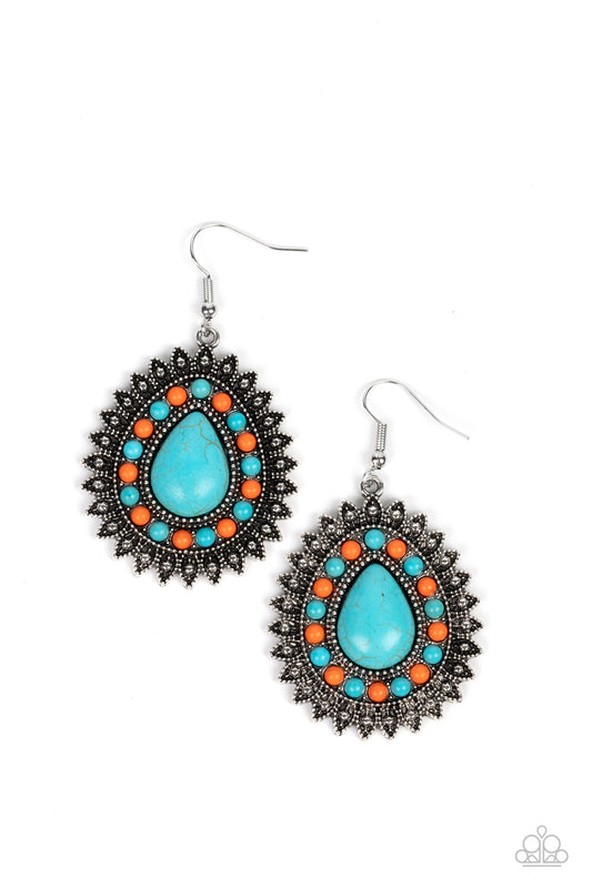 Paparazzi Earrings - Sagebrush Sabbatical - Blue