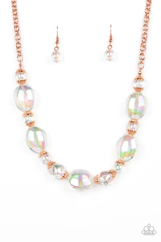 Paparazzi Necklaces - Prismatic magic - Copper