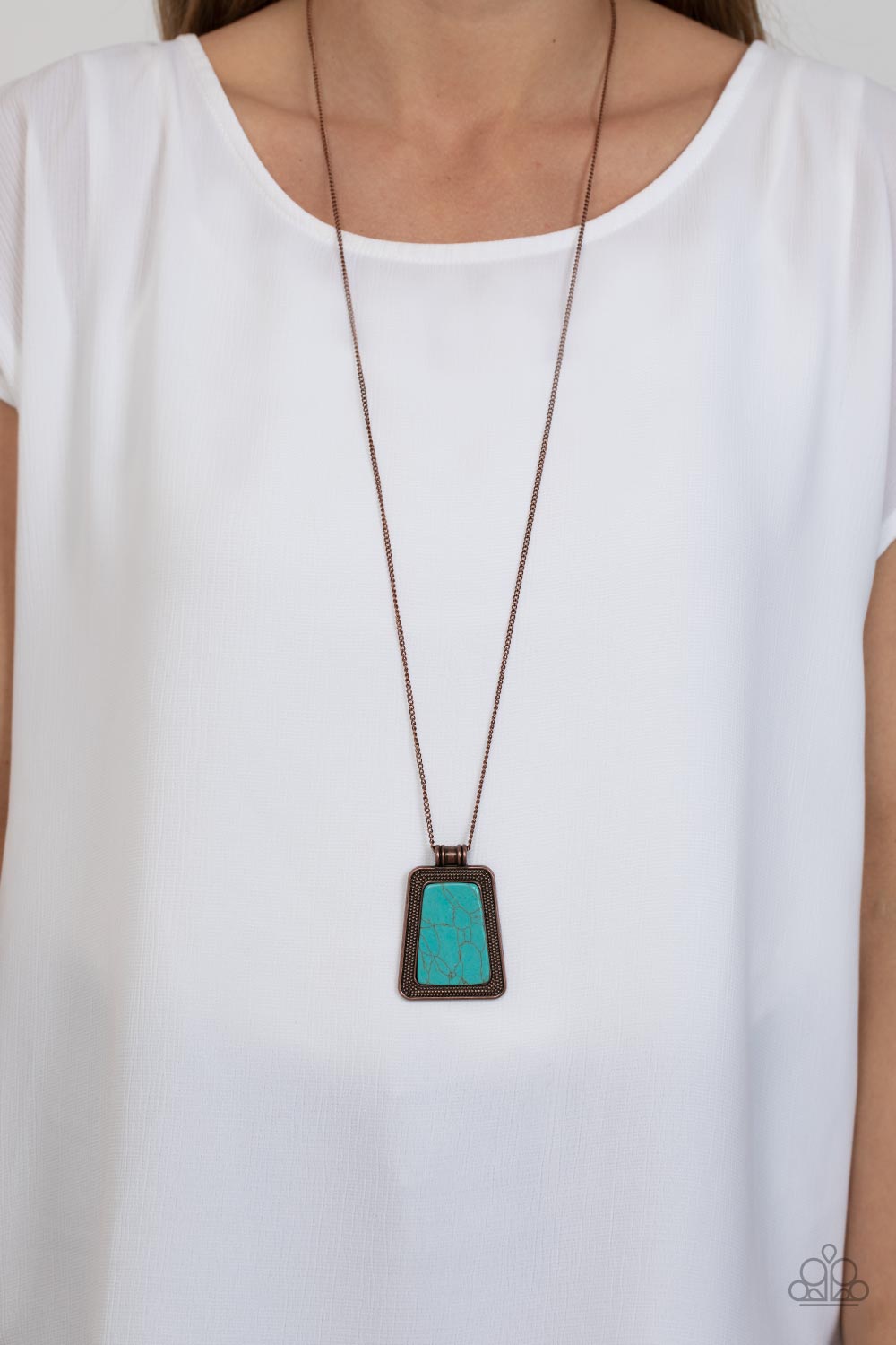 Paparazzi Necklaces - Private Plateau - Copper