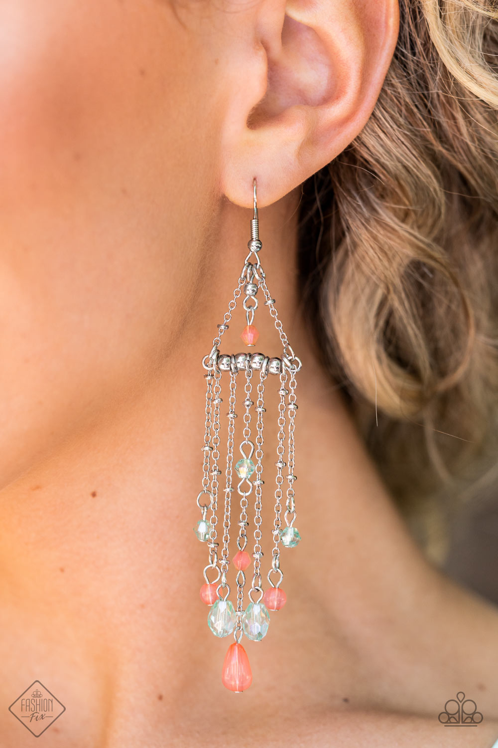 Paparazzi Earrings - Marina Breeze - Orange - Fashion Fix