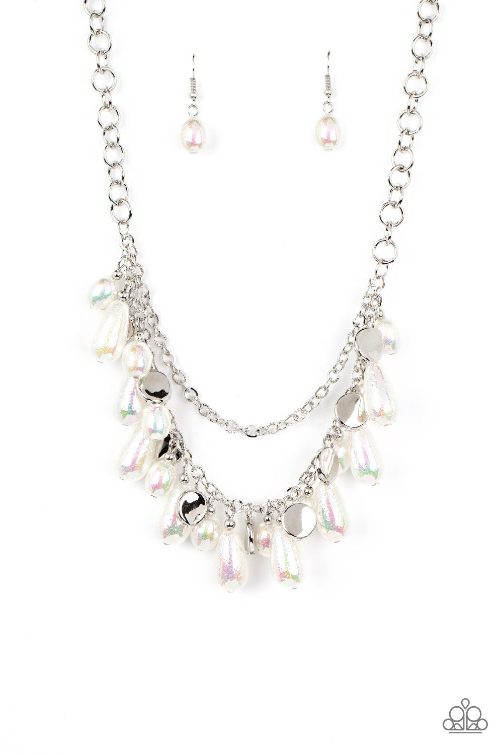 Paparazzi Necklaces - Interstellar Serenity - White