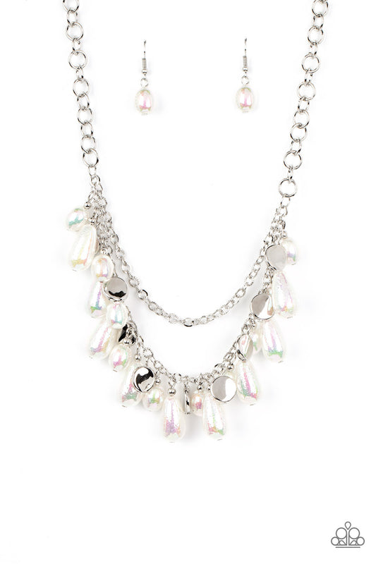 Paparazzi Necklaces - Interstellar Serenity - White